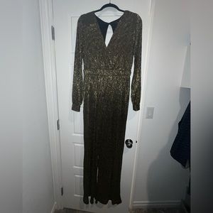 Gold & Black Jumpsuit